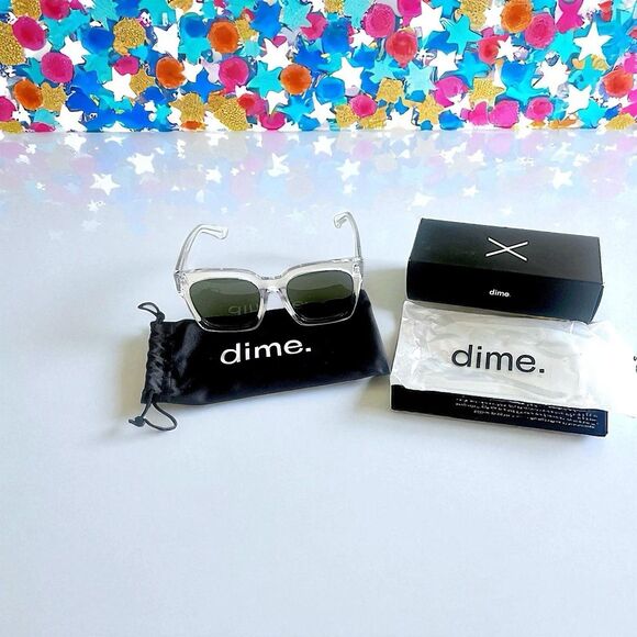Dime Optics Anonymous Clear Crystal G15 Lens Polarized NIB
